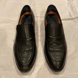 Cole Haan Grand.OS Black Leather Slip-on Shoes